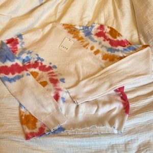 “Fate” size Small colorful sweater. Never worn. Tag still on